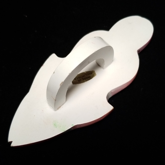 Vintage 1970s Hand Painted Tropical Fish Scarf Clip - Picture 9 of 12